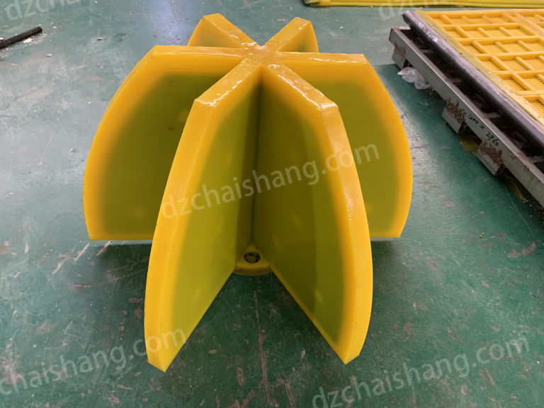 polyuretan stator, polyuretan impeller og dekkplate, PU impeller