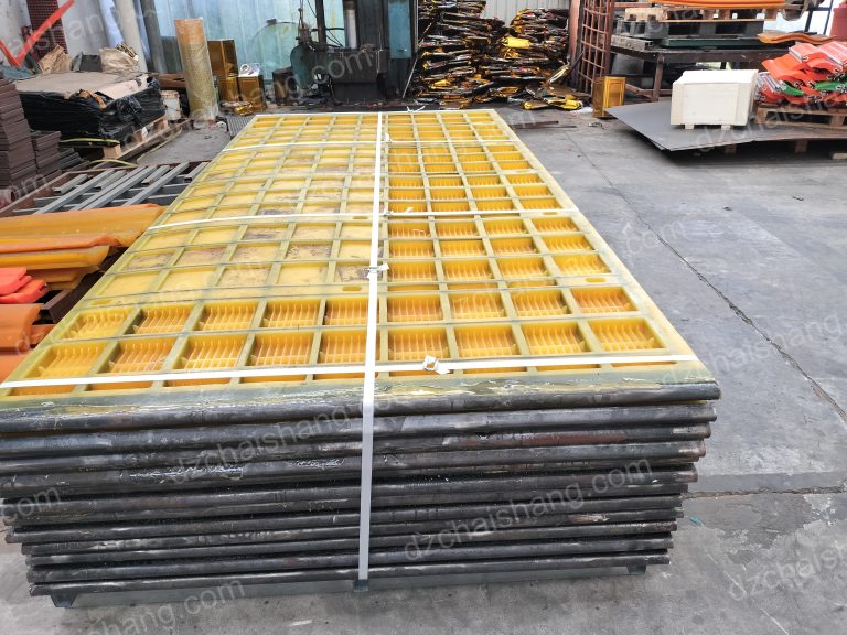 Good quality shaker horizonal Polyurethane screen,direct sales PU  mesh Aggregate