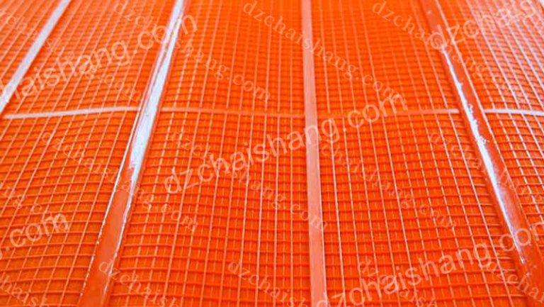 Chinese shaker Urethane high frequency Deck,direct trade Urethane mesh minerial