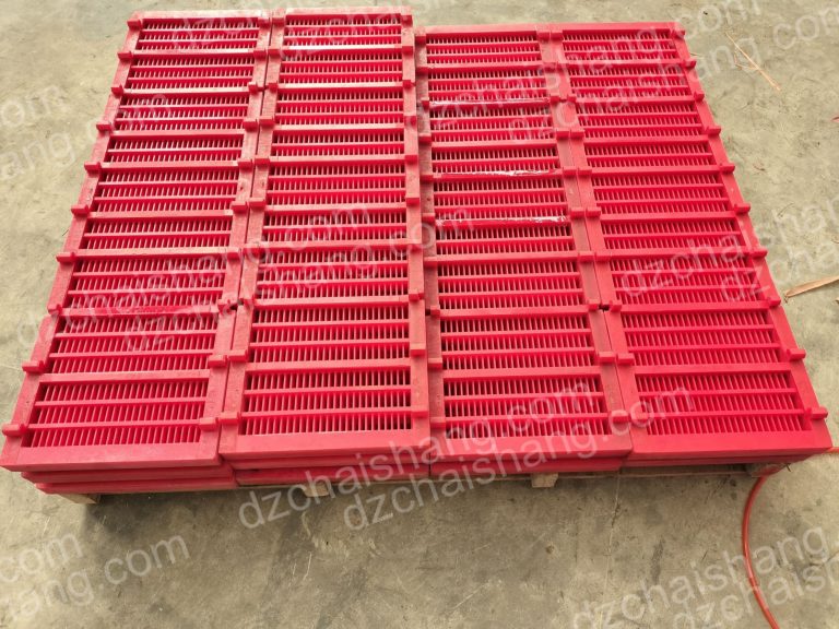 China tensioned Polyurethane sieve,linear vibrating Polyurethane plateManufacture Aggregate