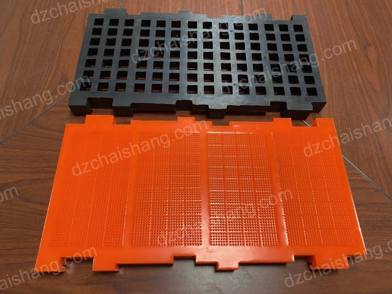 Factory PU modular mesh Aggregate,vibrator modular Polyurethane panel supplier