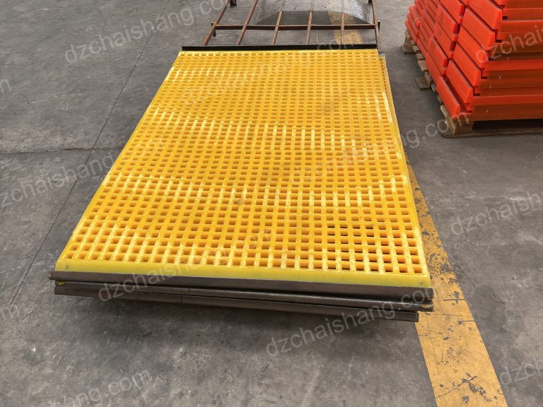 Tấm rung tuyến tính PU Trung Quốc Quặng,máy rung thương mại trực tiếp Lưới lật Urethane Khử nước