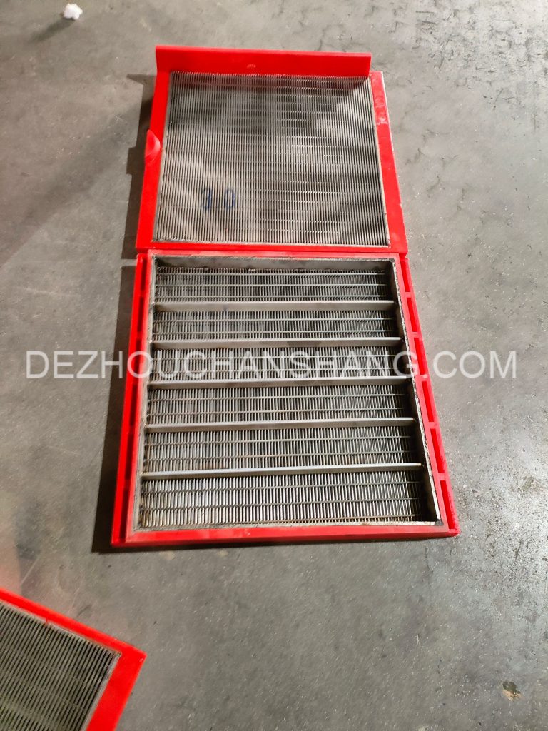 shaker tension Rubber plate Maker,Good quality shaker polyurethane wire Deck Dewatering