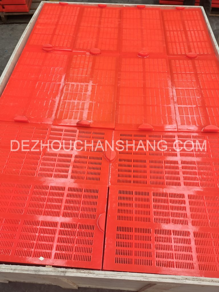 Manufacturer shaker linear vibrating Urethane mesh minerial