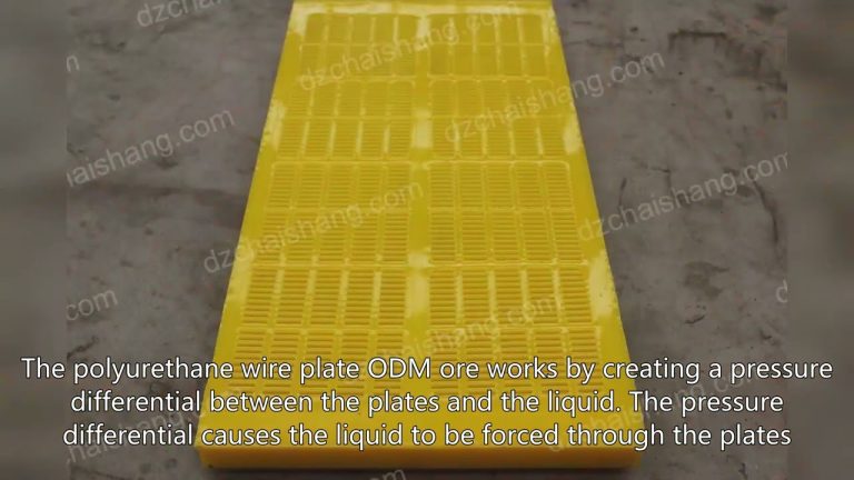 mining sieve panel,vibrator mesh sieve,PU coated wire screen mesh